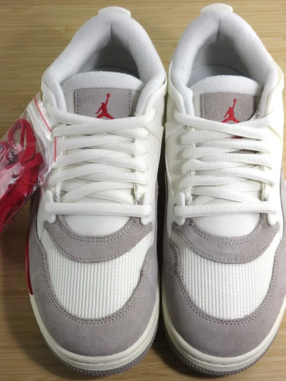 Nike Air Jordan 4 RM Men's Basketball Shoes Sail White Grey Fire Red Size 11 NIB